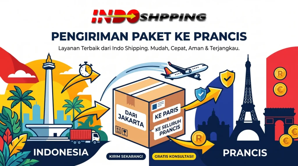 Kirim Paket ke Prancis Murah dari Indonesia: Tarif, Estimasi & Cara Kirim 2026