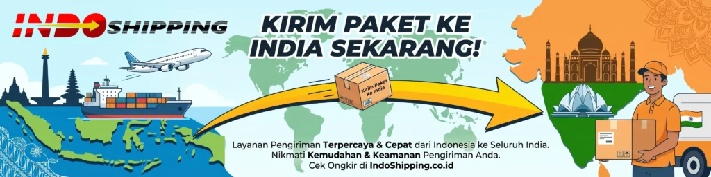 kirim paket ke india