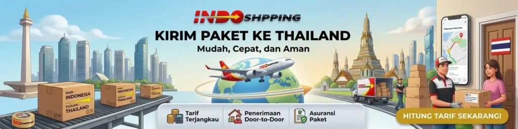 kirim paket ke thailand
