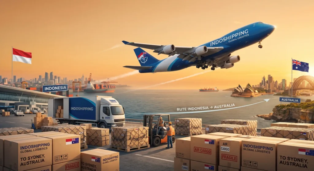kirim paket ke australia