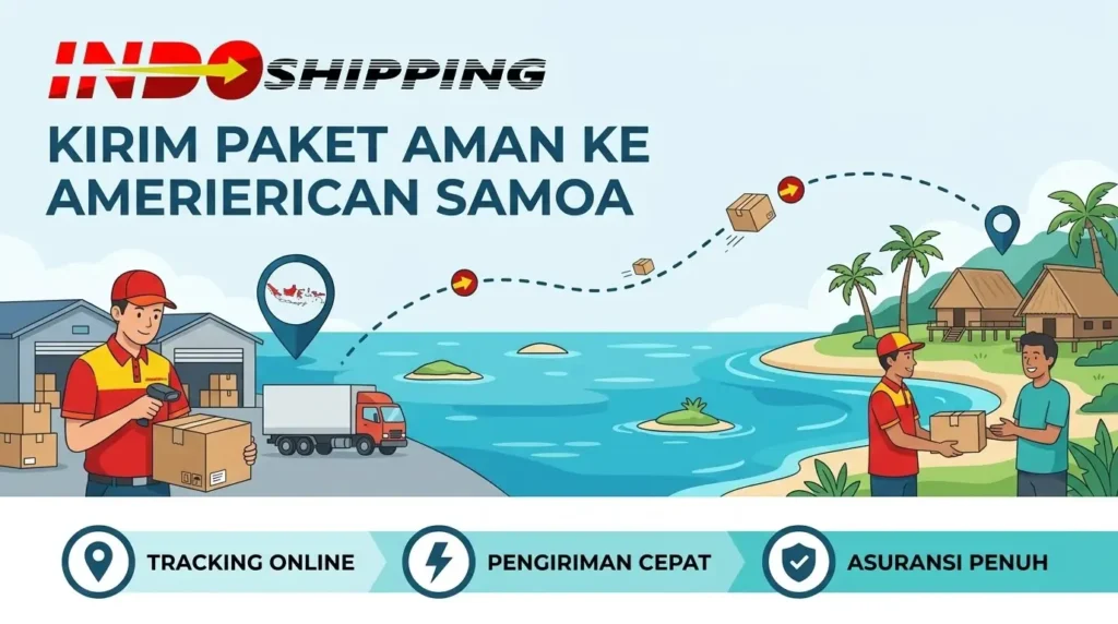 kirim paket ke american samoa