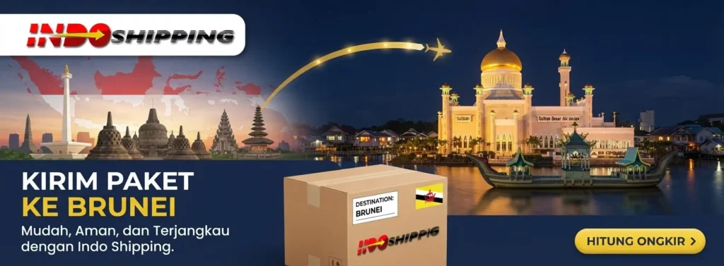 kirim paket ke brunei