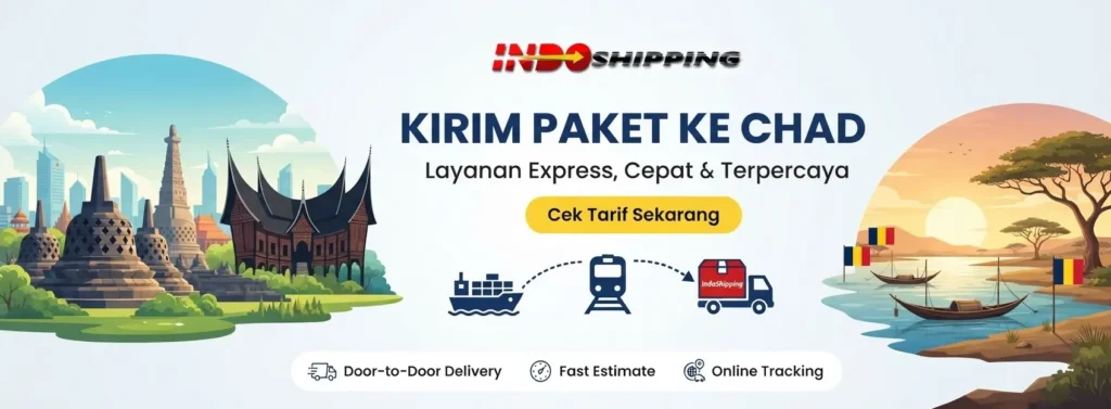 kirim paket ke chad