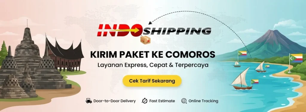 kirim paket ke comoros