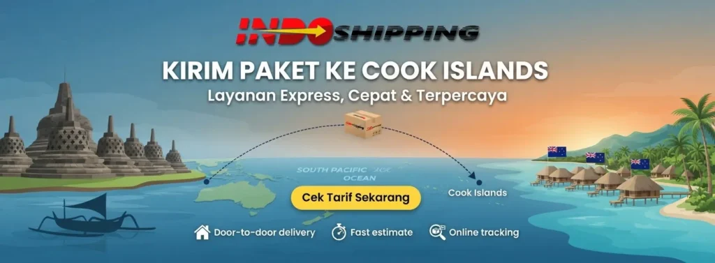 kirim paket ke cook islands