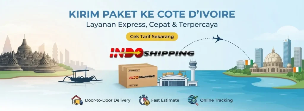 kirim paket ke cote d'ivoire