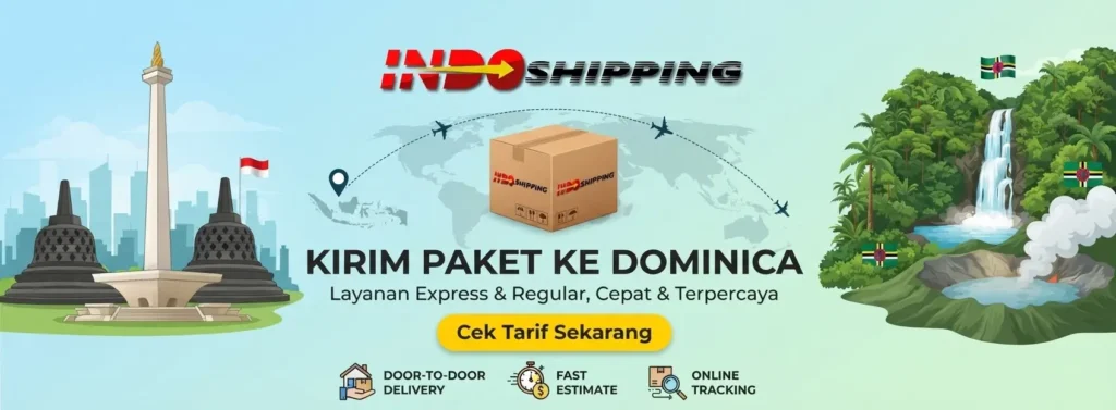 kirim paket ke dominica