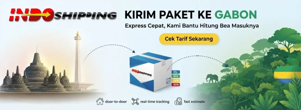kirim paket ke gabon