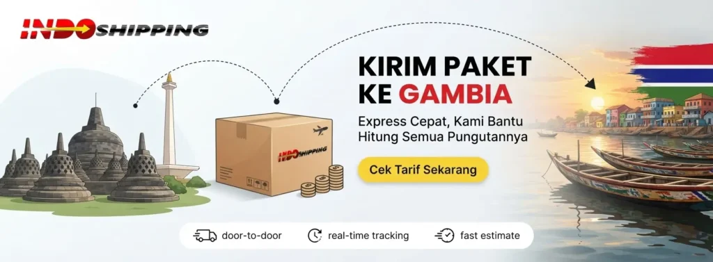 kirim paket ke gambia