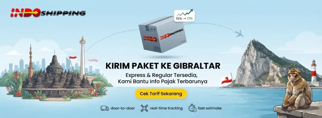 kirim paket ke gibraltar