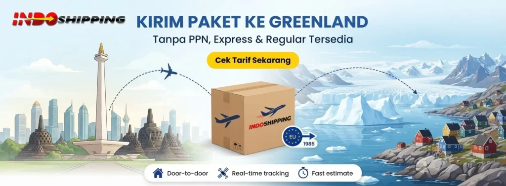 kirim paket ke greenland