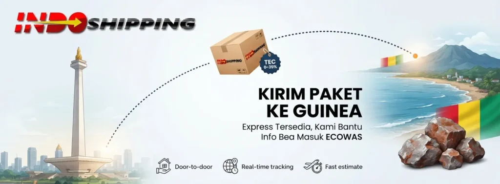 kirim paket ke guinea