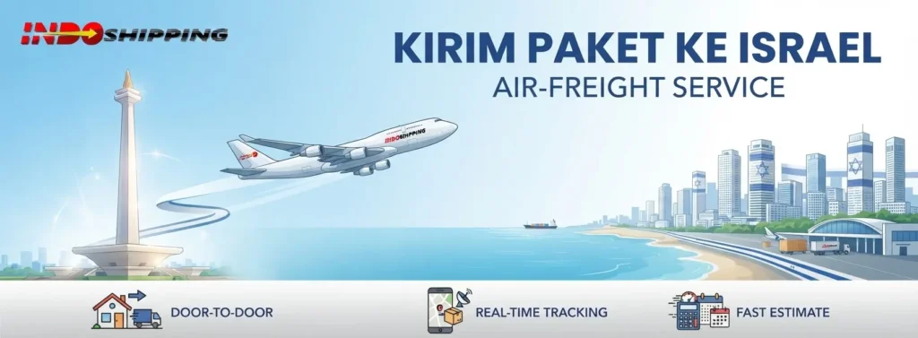 kirim paket ke israel