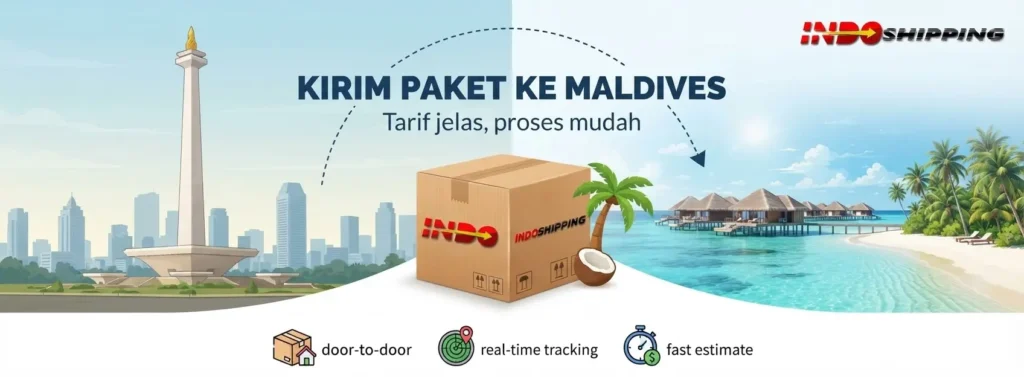 kirim paket ke maldives