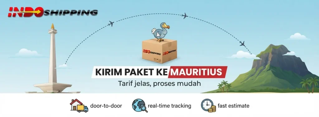 kirim paket ke mauritius