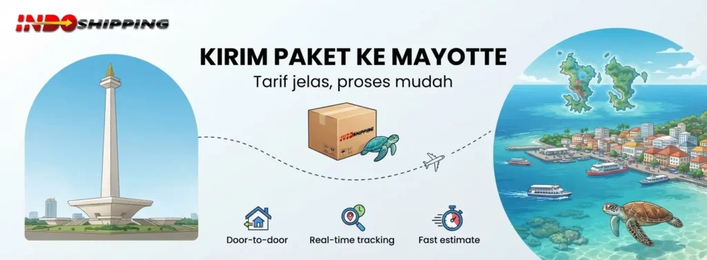 kirim paket ke mayotte