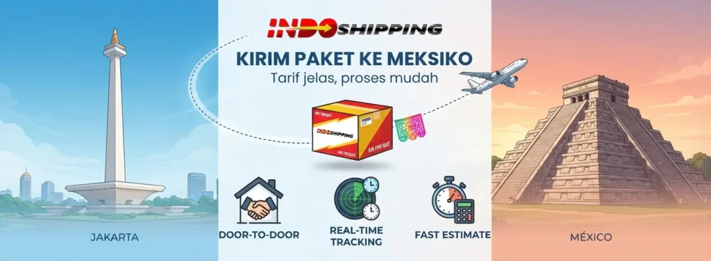 kirim paket ke meksiko