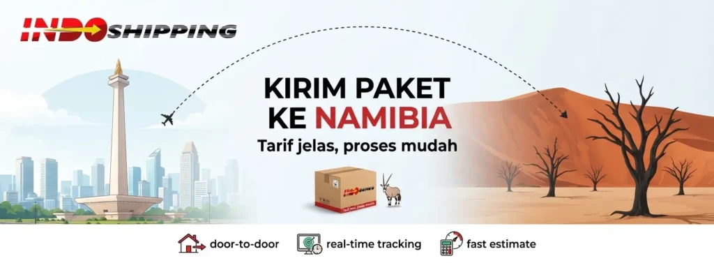 kirim paket ke namibia