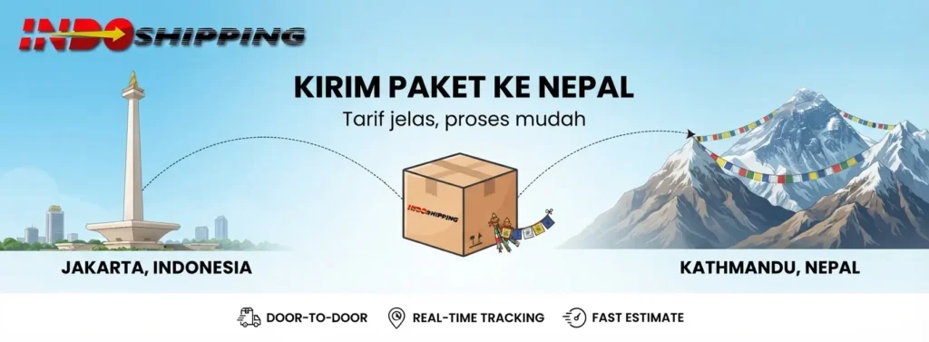 kirim paket ke nepal