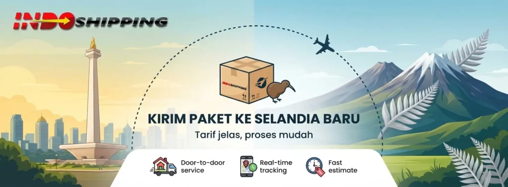 kirim paket ke selandia baru
