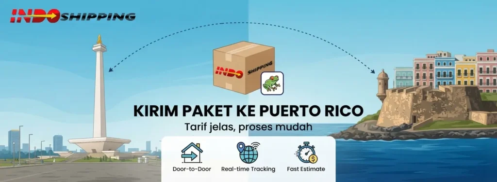 kirim paket ke puerto rico