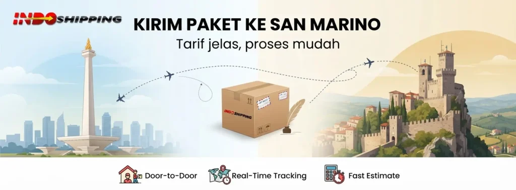 kirim paket ke san marino