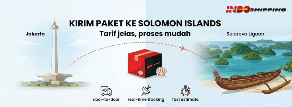kirim paket ke solomon islands