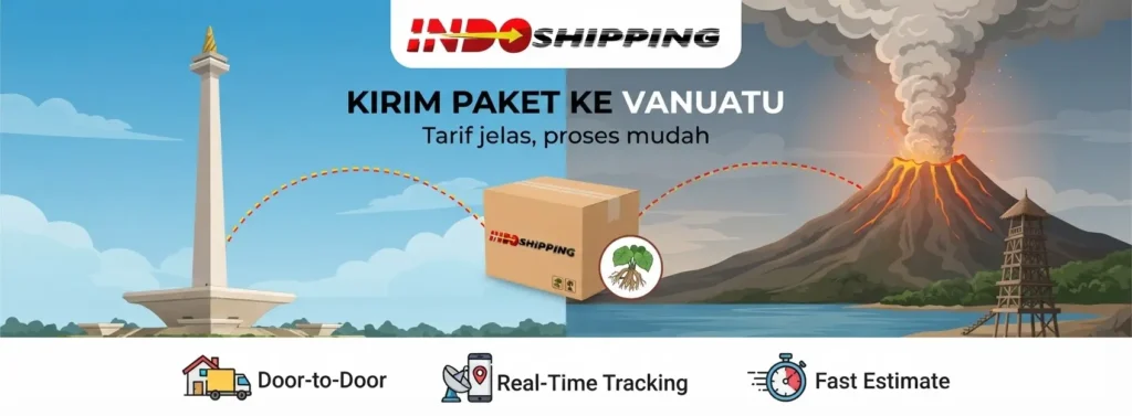 kirim paket ke vanuatu