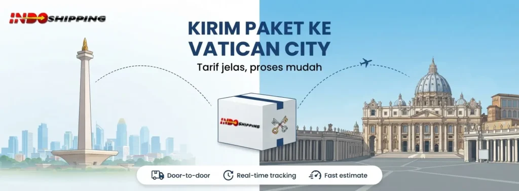 kirim paket ke vatican city