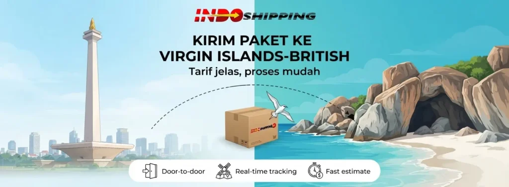 kirim paket ke virgin islands-british