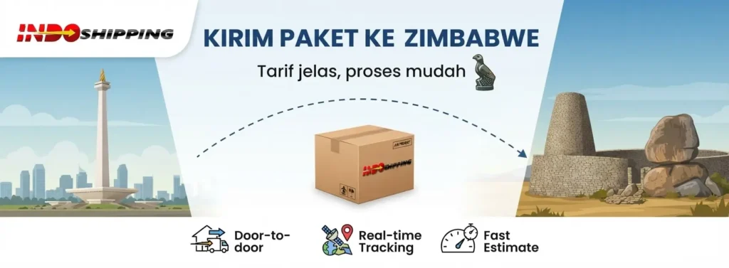 kirim paket ke zimbabwe